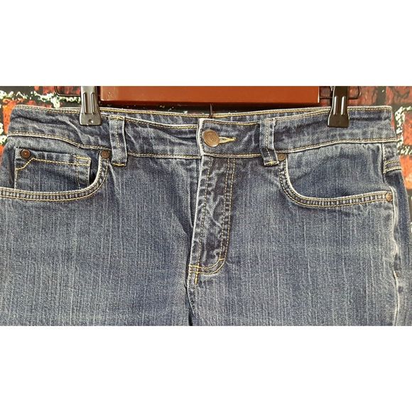 Nine West Jeans Straight Leg Jeans Sz 6 Distressed - Picture 3 of 9